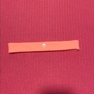 Coral orange thin ivivva headband